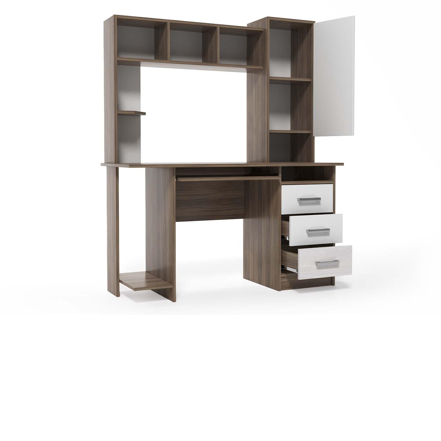 лагуна 8 спал гарнитур гикори темный белый матовый св мебель