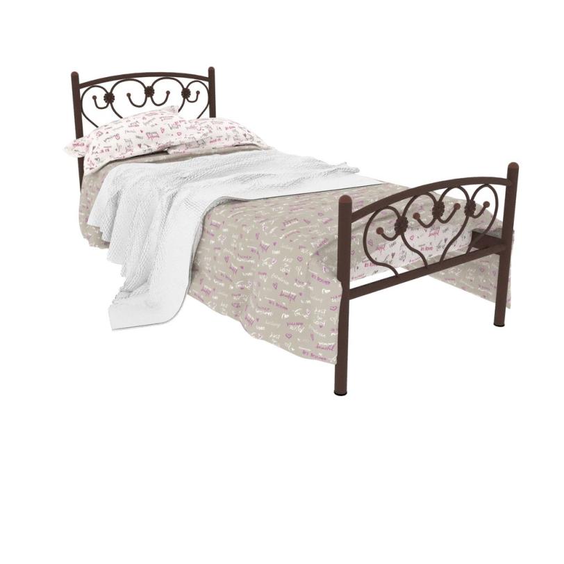 Кровать Ева Плюс коричневый