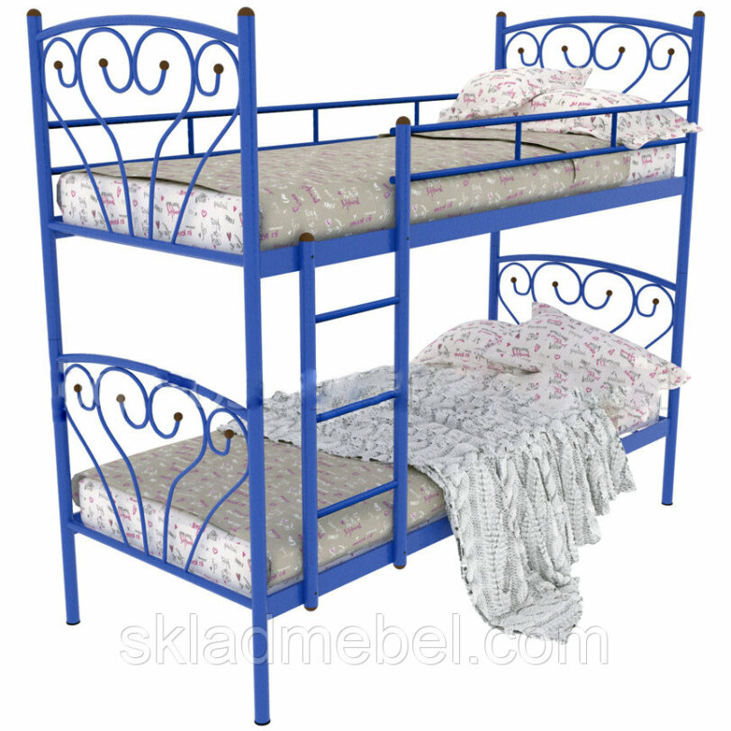 Кровать Ева трансформер синий