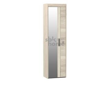 Шкаф ПМ-1 с зеркалом для одежды, Мале Дуб галифакс белый